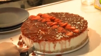 Receta: la tarta de queso y fresas más rica
