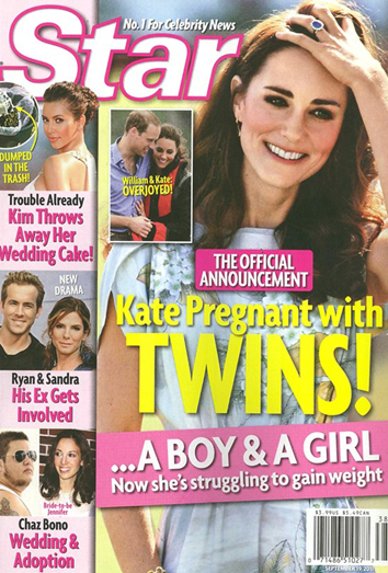 Kate Middleton, embarazada de nuevo y ¡de gemelos! Kate Middleton, embarazada de nuevo y ¡de gemelos!