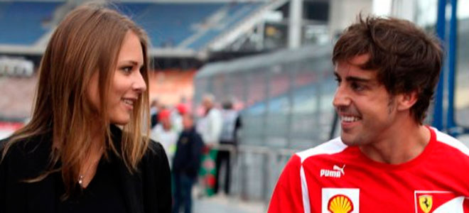Dasha Kapustina es la novia y animadora de Fernando Alonso
