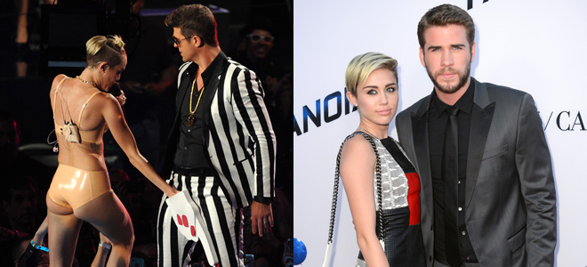 Liam Hemsworth, avergonzado del baile de Miley Cyrus en los MTV VMA 2013 Liam Hemsworth, avergonzado del baile de Miley Cyrus en los MTV VMA 2013
