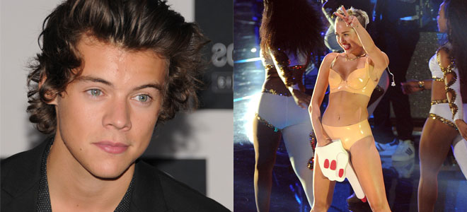 Harry Styles, de One Direction, sobre el baile de Miley Cyrus en los MTV VMA 2013 Harry Styles, de One Direction, sobre el baile de Miley Cyrus en los MTV VMA 2013