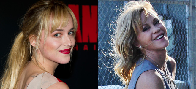 Dakota Johnson de 50 Sombras de Grey es la hija de Melanie Griffith Dakota Johnson de 50 Sombras de Grey es la hija de Melanie Griffith