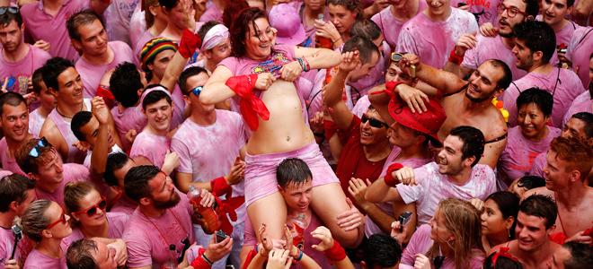 Tocamientos a mujeres en los sanfermines Tocamientos a mujeres en los sanfermines