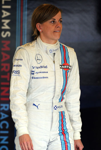 La mujer del día es Susie Wolff