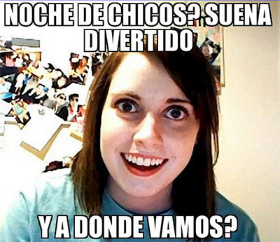 La foto de la ya famosa novia obsesiva. 