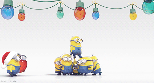 Los minions más navideños Los minions más navideños