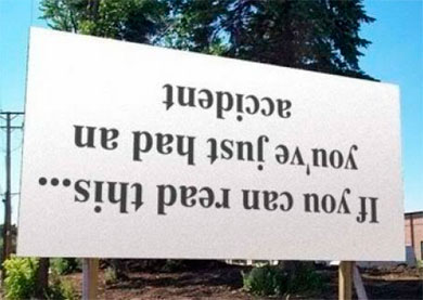 Un cartel que te sacará una sonrisa mañanera. Un cartel que te sacará una sonrisa mañanera.