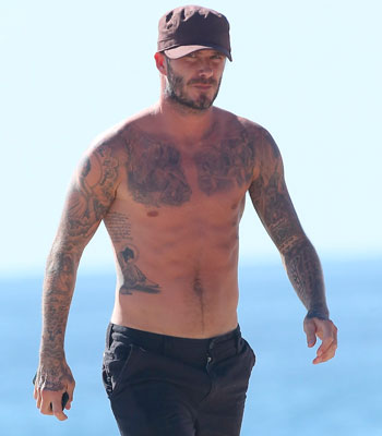 Solo David Beckham puede permitirse estos tatuajes Solo David Beckham puede permitirse estos tatuajes.