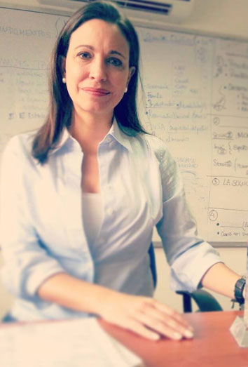 La mujer del día es María Corina Machado