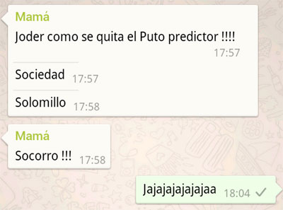 Los mensajes que demuestran que Whatsapp es un aliado de los padres. 