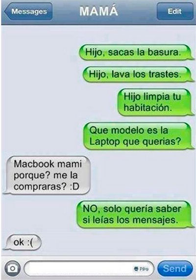 Esto con el doble check de Whatsapp no pasaría