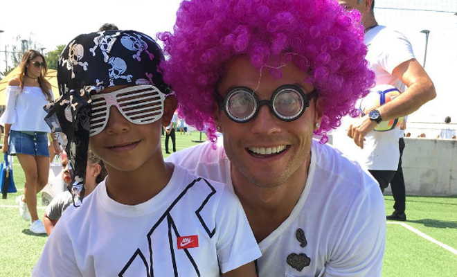 Cristiano Ronaldo, todo un padrazo. MOmentos divertidos Cristiano Ronaldo, todo un padrazo. Momentos divertidos