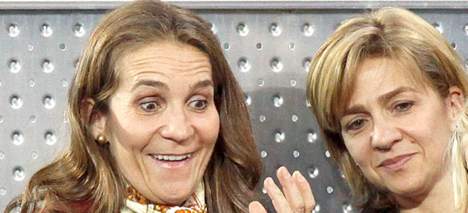 Infanta Elena y Cristina.
