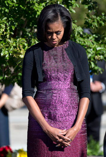 Michelle Obama, más necesaria tras el Maratón de Boston. Michelle Obama, más necesaria tras el Maratón de Boston.