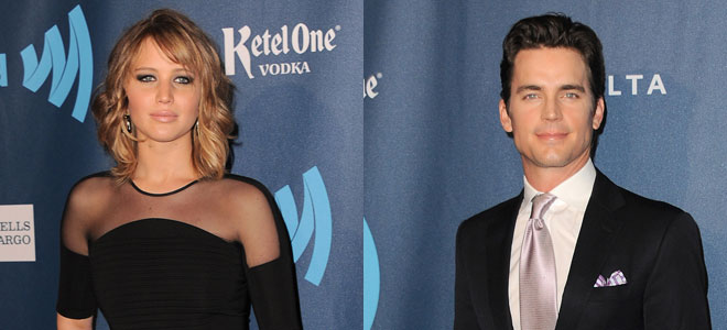 Jennifer Lawrence y Matt Bomer.