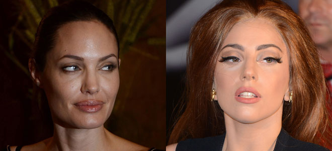 Famosas solidarias: Angelina Jolie y Lady Gaga