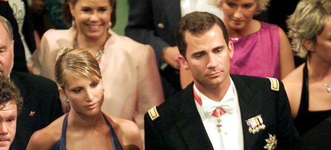 Felipe y su ex novia Eva Sannum vuelven a verse a espaldas de Letizia