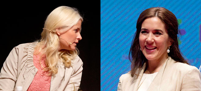 Mette Marit y Mary de Dinamarca.