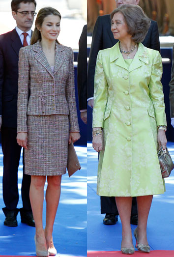 Letizia y la Reina Sofía