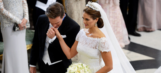Boda Real de Magdalena de Suecia Vestido de Magdalena de Suecia