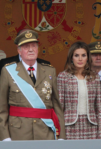 Rey Juan Carlos y Letizia