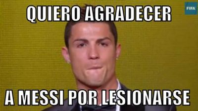 Balón de oro a Cristiano