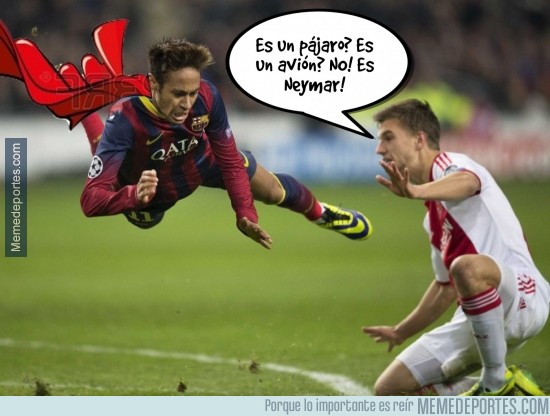 Neymar volando