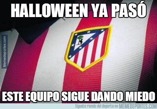 Atlético de Madrid es Halloween