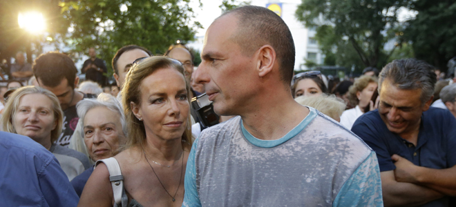 La mujer de Varoufakis La mujer de Varoufakis