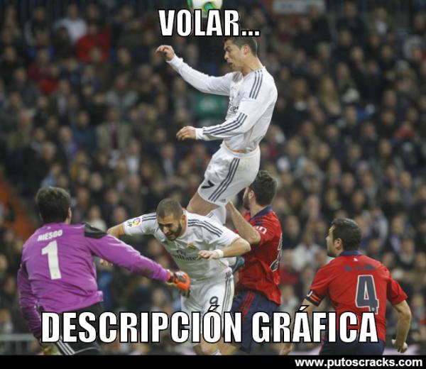 Benzema apoya en el salto a Cristiano