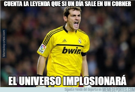 Casillas y los saques de esquina