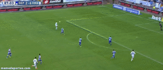 Gol de Chicharito contra el Deportivo de La Coruña