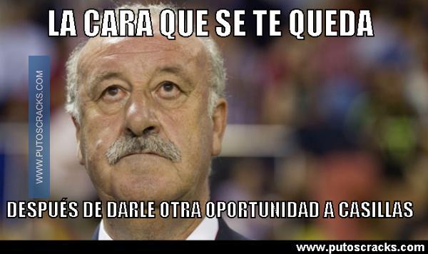 La confianza de Del Bosque en Casillas