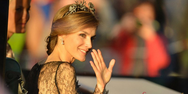 Princesa Letizia en la Coronación en Holanda
