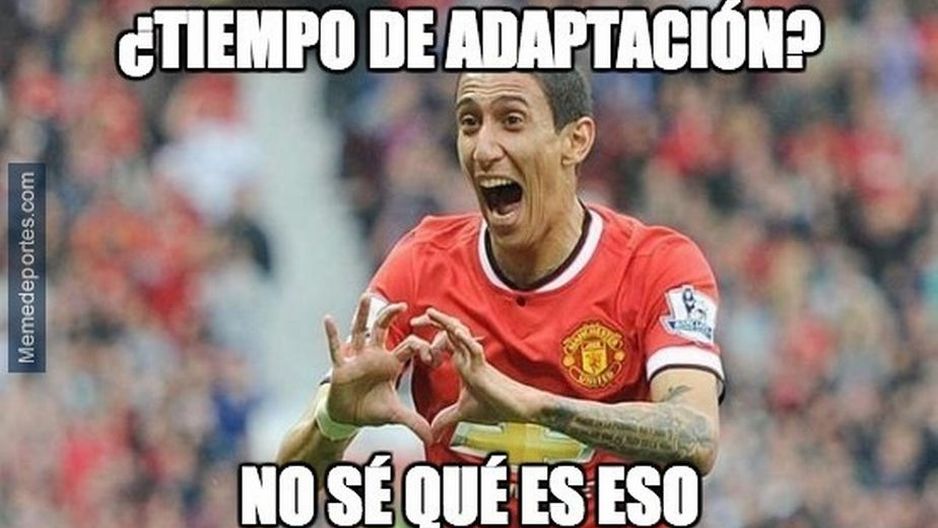 Meme de Dí María tiempo de adaptación