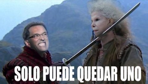 Meme de la Duquesa de Alba y Jordi Hurtado, solo puede quedar uno