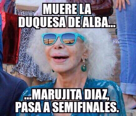 Meme de la Duquesa de Alba y Marujita