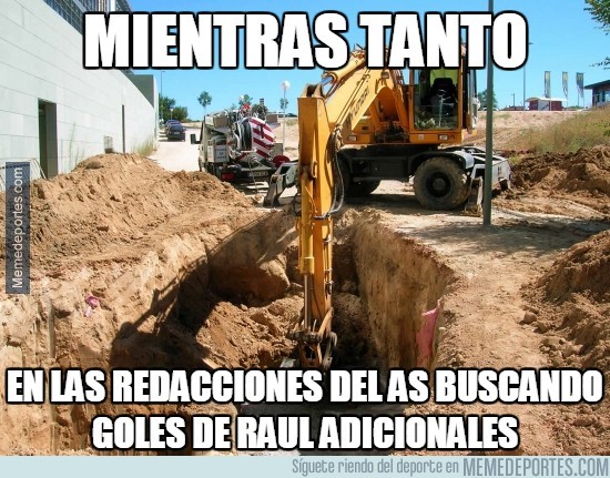 Meme del Diario As buscando records de Raúl