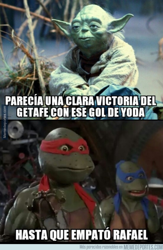 Meme del enfrentamiento de superhéroes en la liga española de fútbol