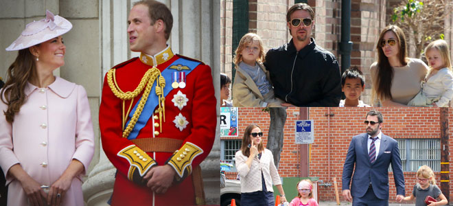 El bebé de los Duques de Cambridge, Guillermo y Kate, tiene parentesco con famosos como Brad Pitt, Beyoncé o el conde Drácula