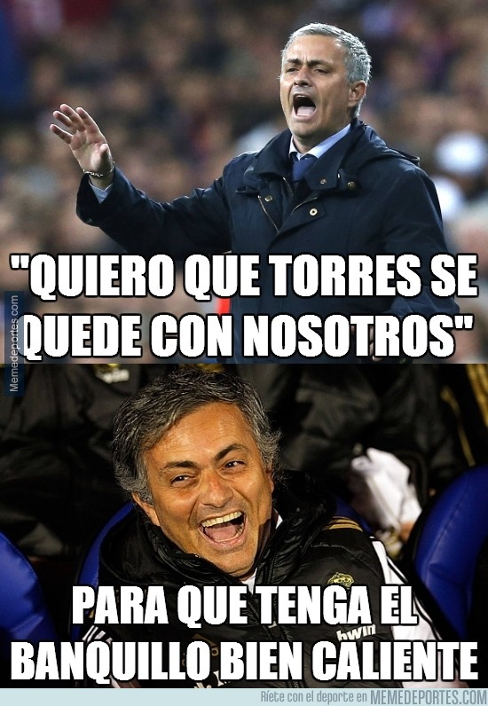 Mourinho y Fernando Torres