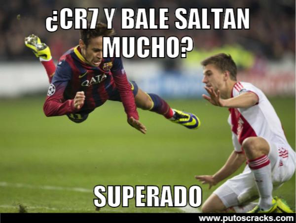 Neymar y el salto de altura