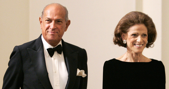 Oscar de la Renta y su mujer Anne Reed Oscar de la Renta y su mujer Anne Reed