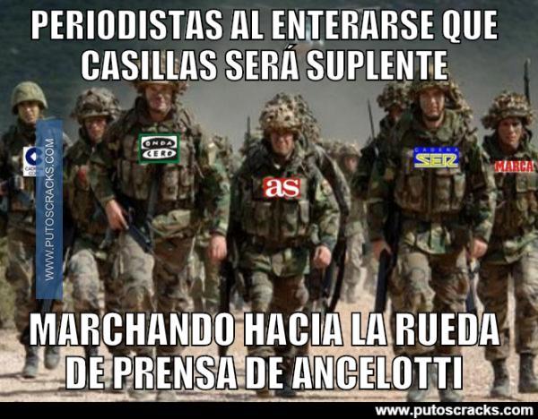 Ancelotti y la prensa