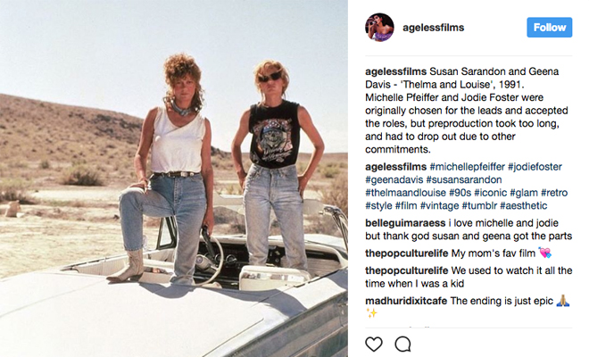 Ser princesa y una mujer fuerte a la vez: Thelma y Louise
