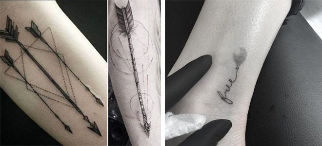 Tatuaje de flecha y free Tatuaje de flecha y free