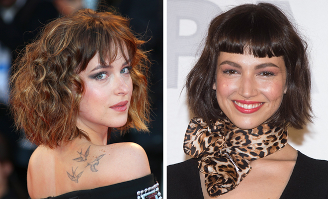 Dakota Johnson y Úrsula Corberó, wavy bob Dakota Johnson y Úrsula Corberó, wavy bob