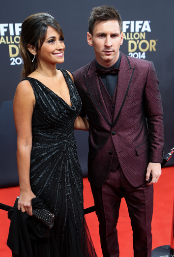 Antonella y Messi comparten frases de amor