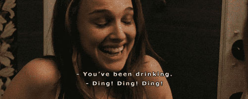 Las frases que dices cuando vas borracha. 