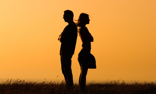 El peligro de enfadarse con la pareja